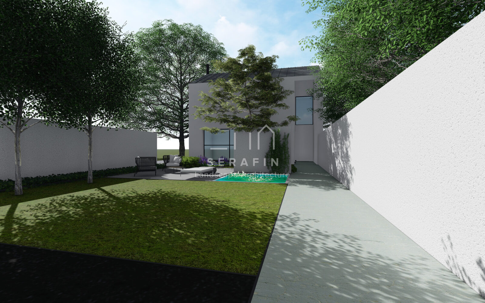 project of private garden in Conegliano - 1