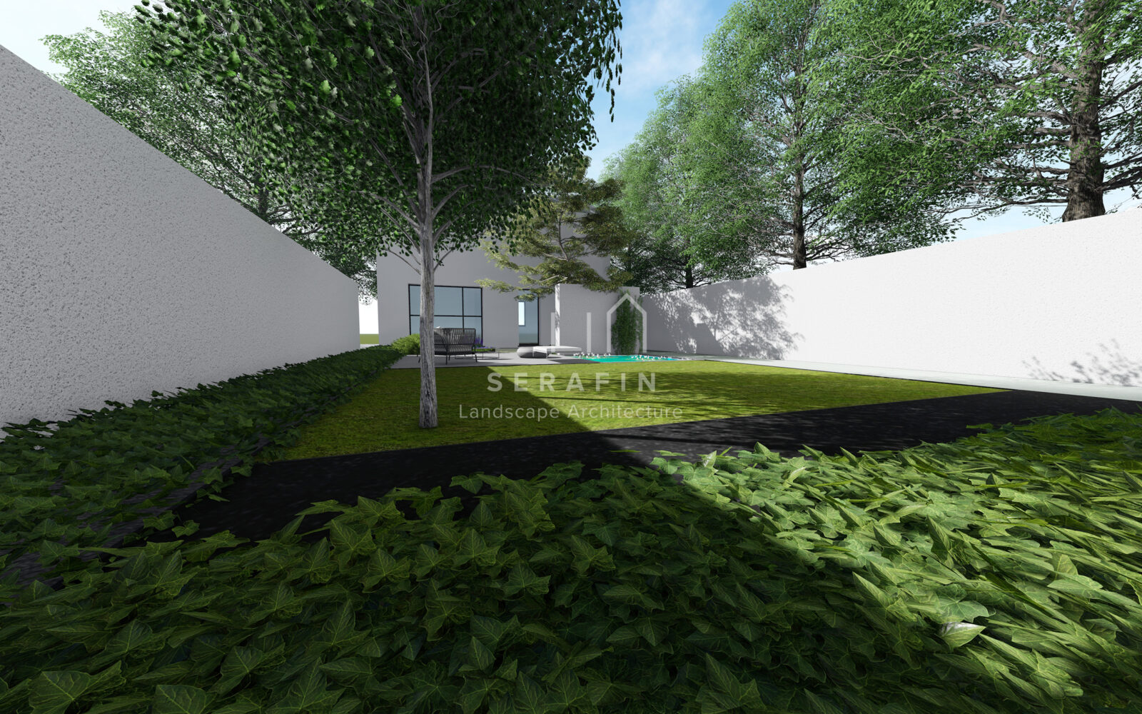 project of private garden in Conegliano - 2