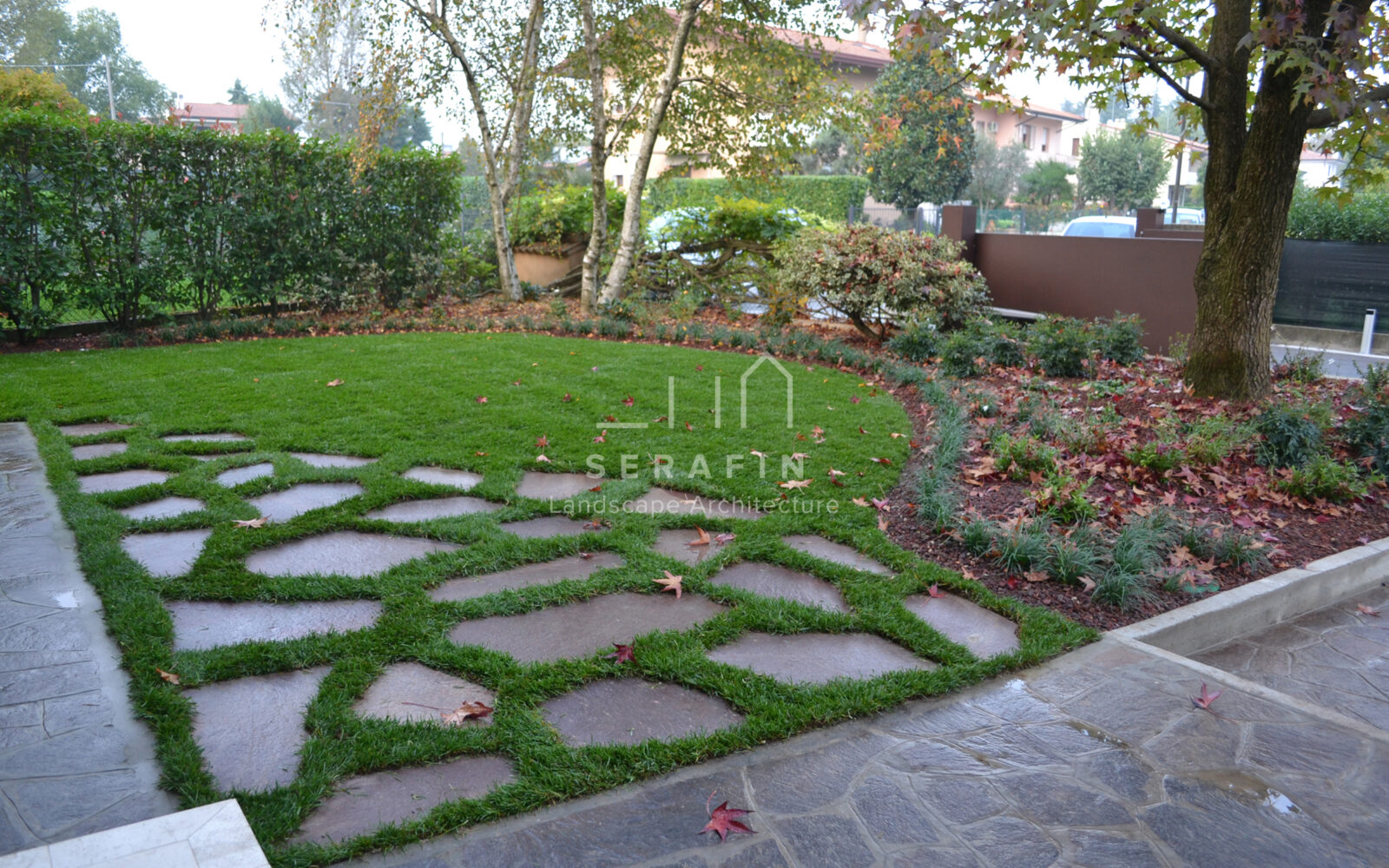 progetto giardino a Treviso con sistemi automatici - 1
