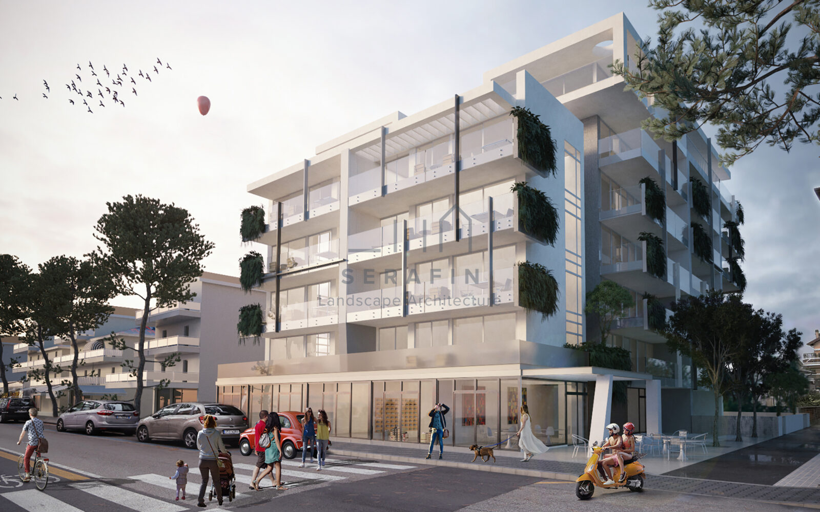 giardino per complesso immobiliare jesolo - 1