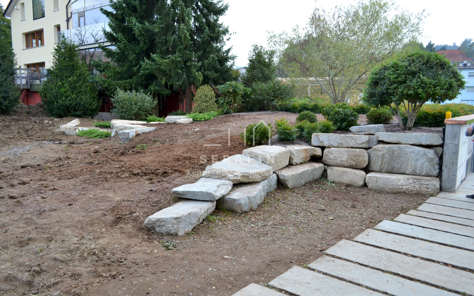 luxury garden project for a lakeside villa in switzerland - 16