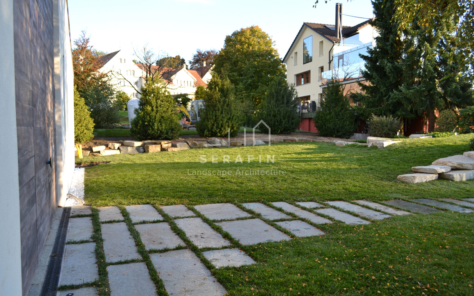 luxury garden project for a lakeside villa in switzerland - 19