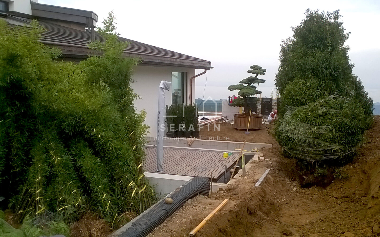 luxury garden project for a lakeside villa in switzerland - 2