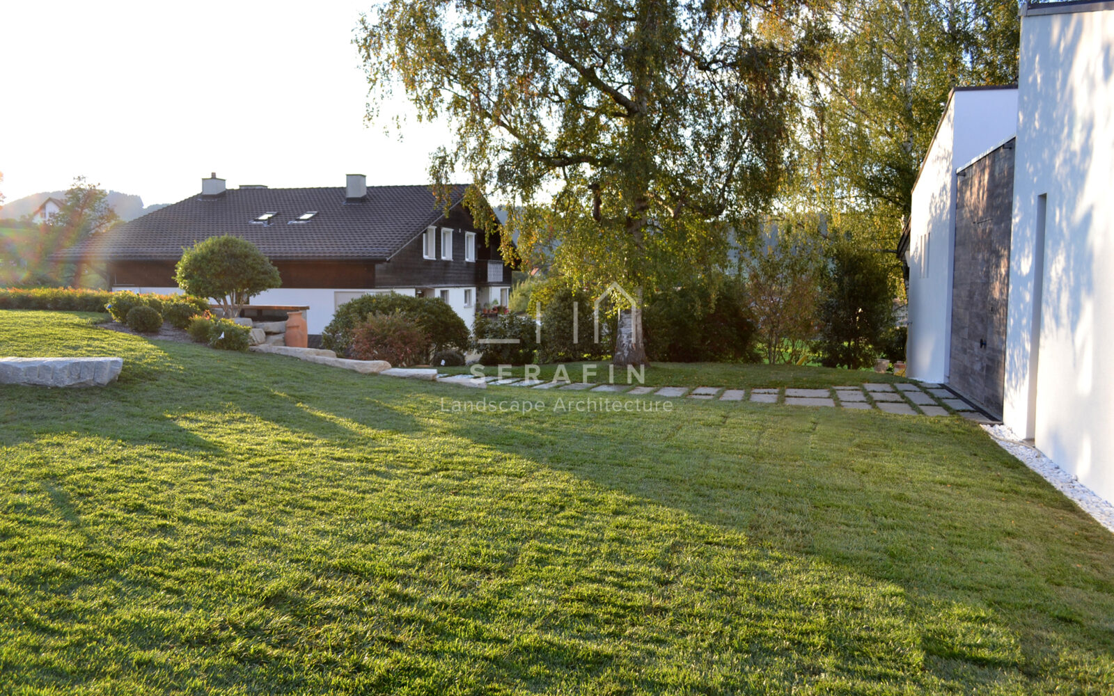 luxury garden project for a lakeside villa in switzerland - 21