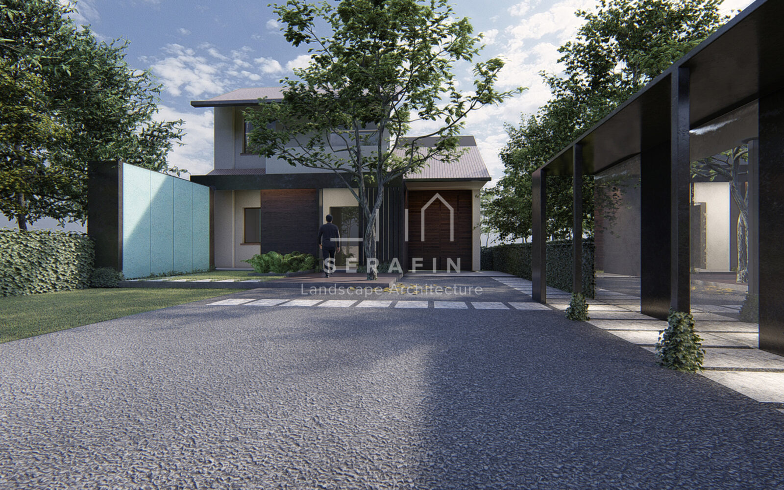 exclusive garden project with living area in Treviso - 1