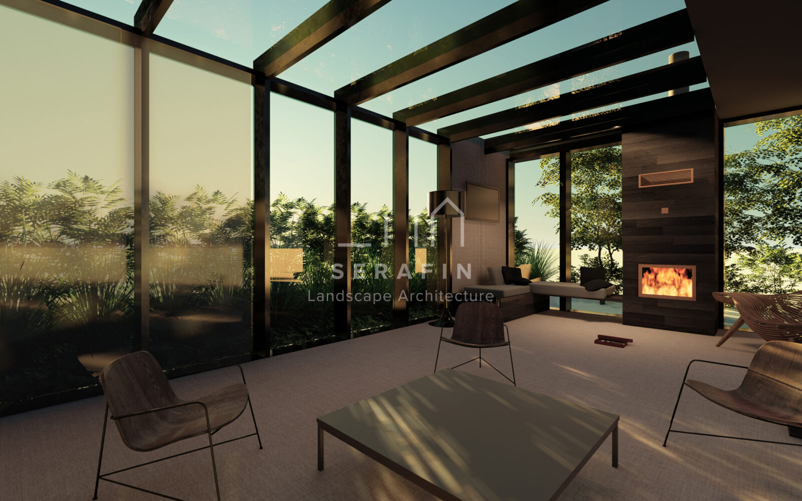exclusive garden project with living area in Treviso - 3