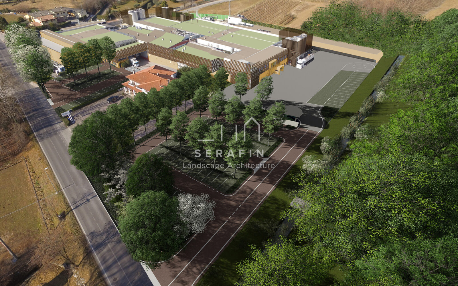 design of master plan landscape in borso del grappa - 1