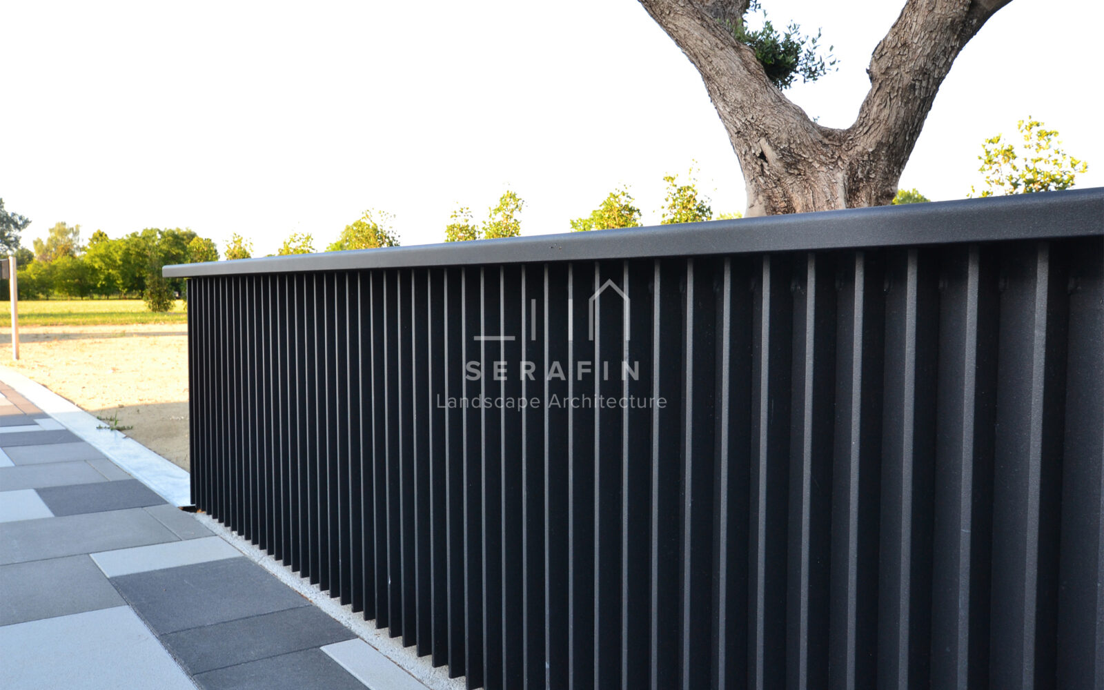 project of a modern garden with swimming pool in the metropolitan city of Venice - 15