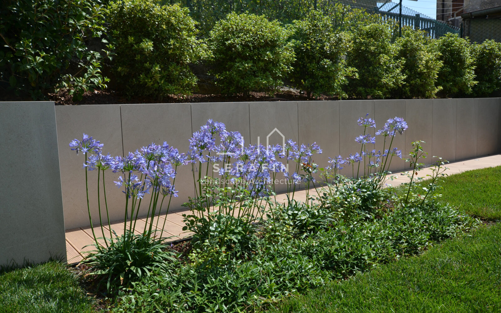 progetto di un giardino privato a Soligo