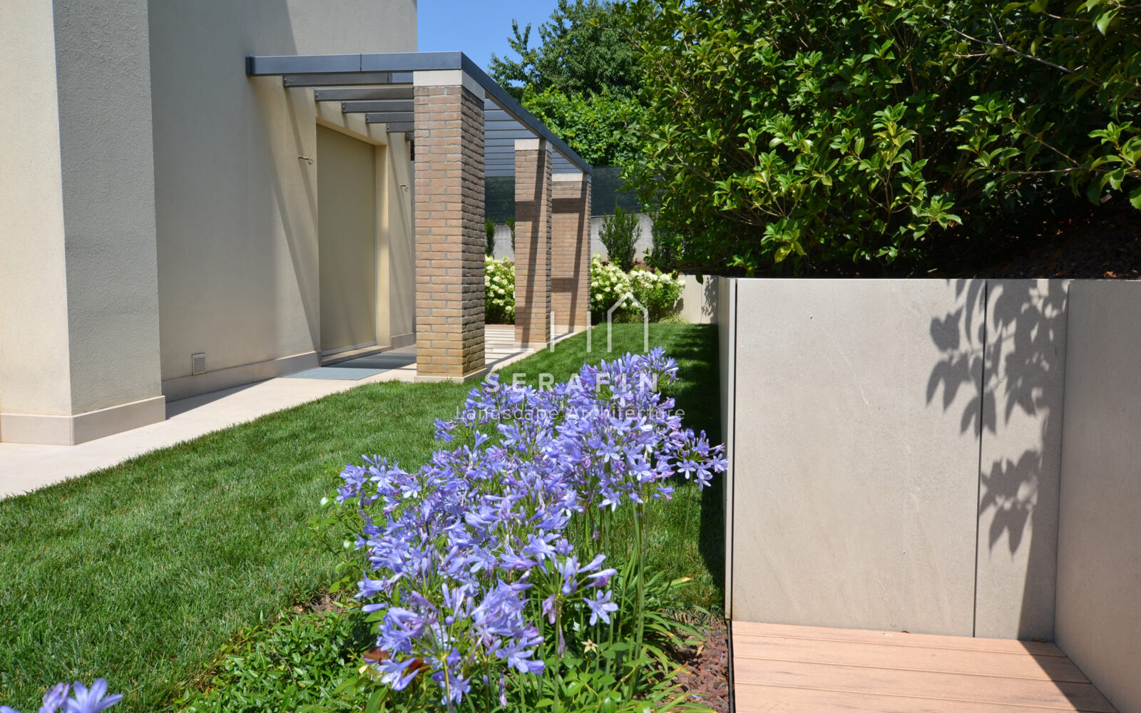 progetto di un giardino privato a Soligo