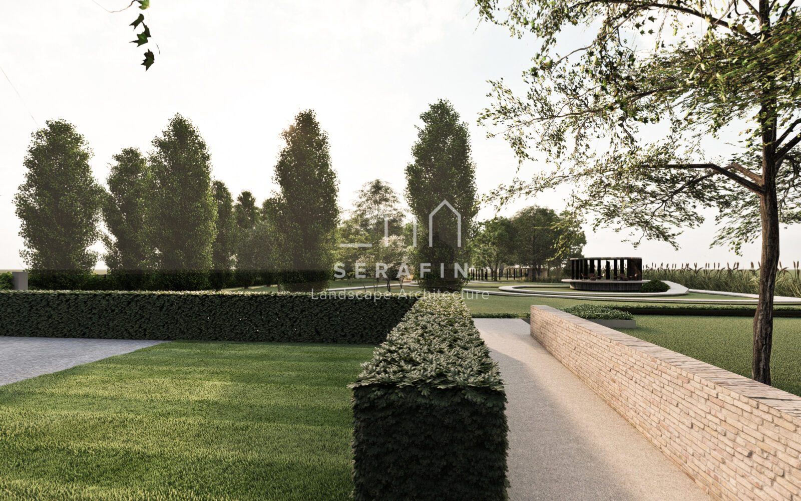 landscape project for the redevelopment of a park in Veneto 2
