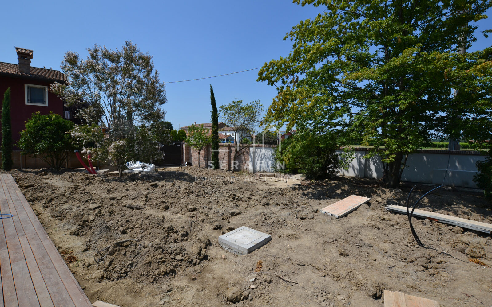 progetto di un giardino di lusso con piscina a Verona - 10