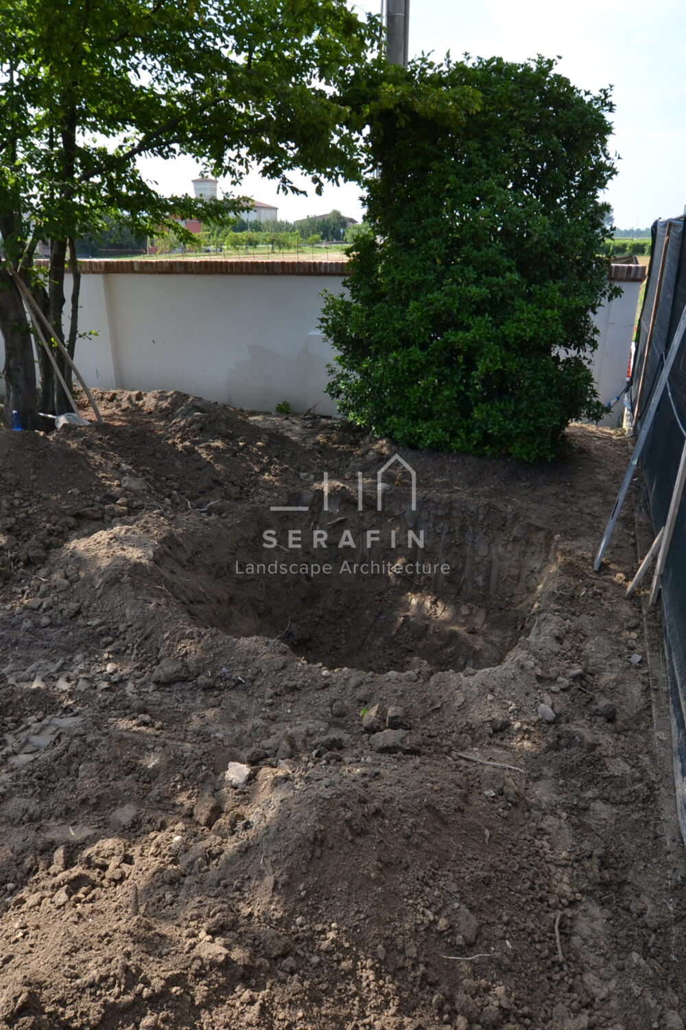 progetto di un giardino di lusso con piscina a Verona - 5