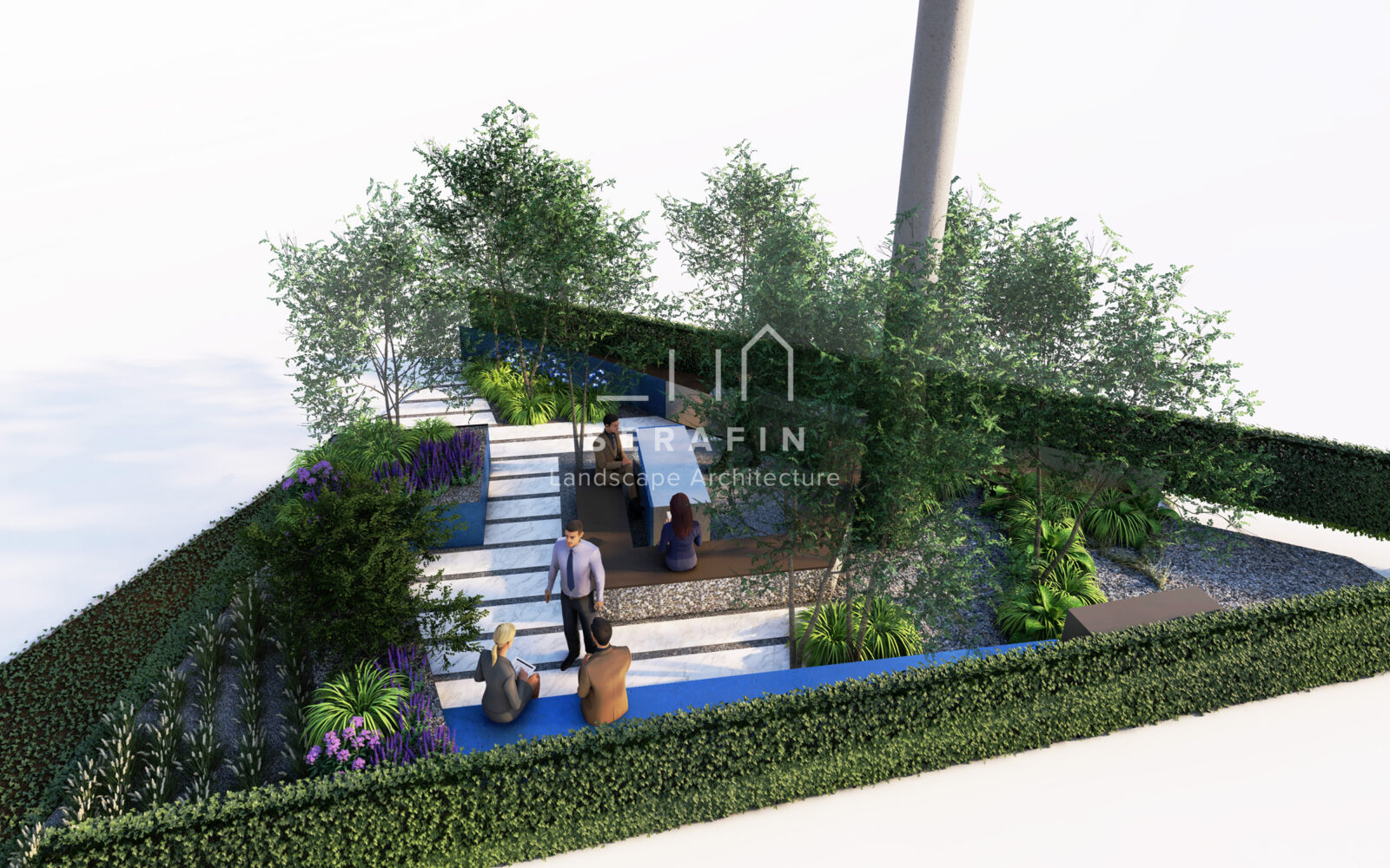 progetto giardino aziendale a Piombino Dese - 2