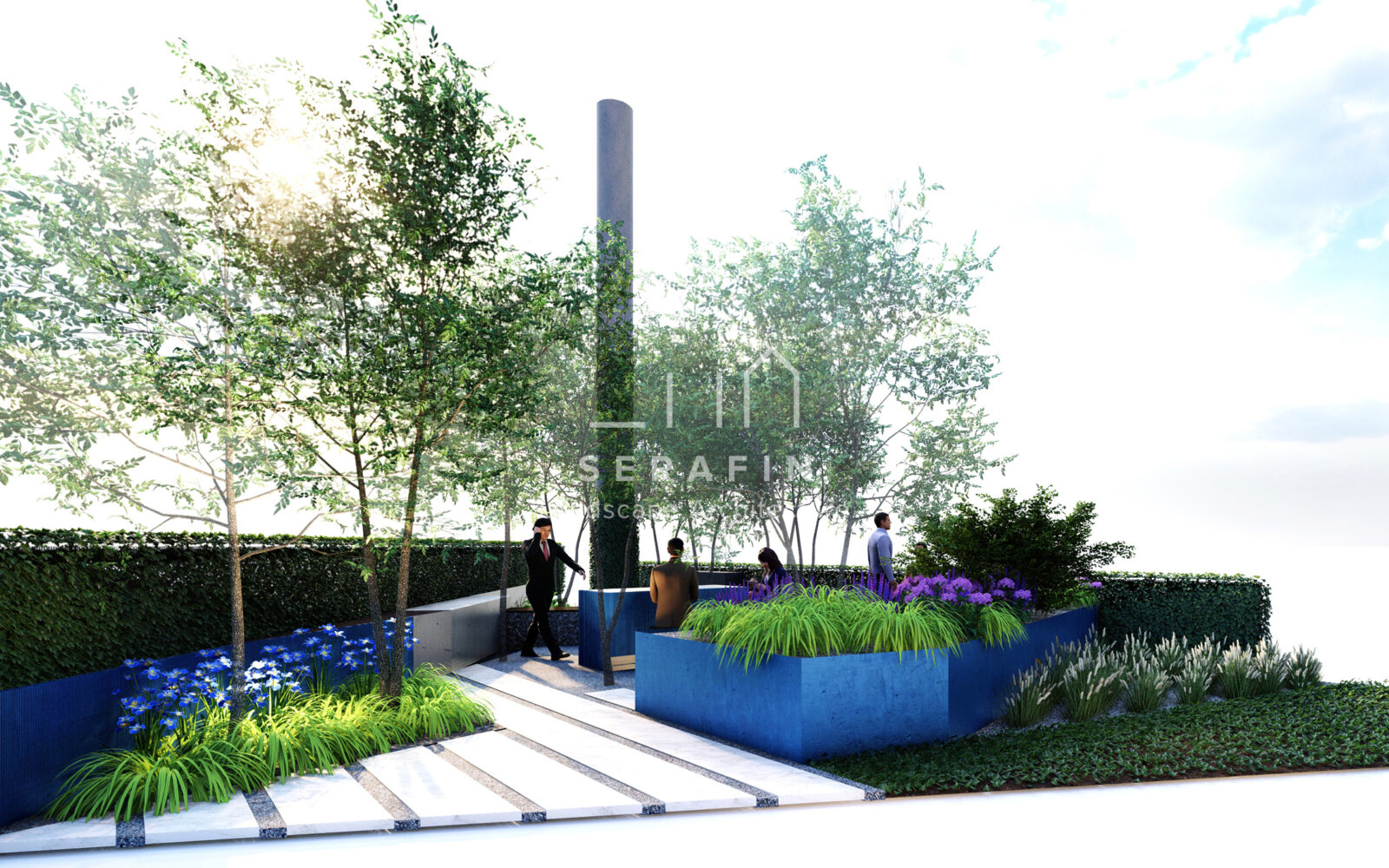 progetto giardino aziendale a Piombino Dese - 4