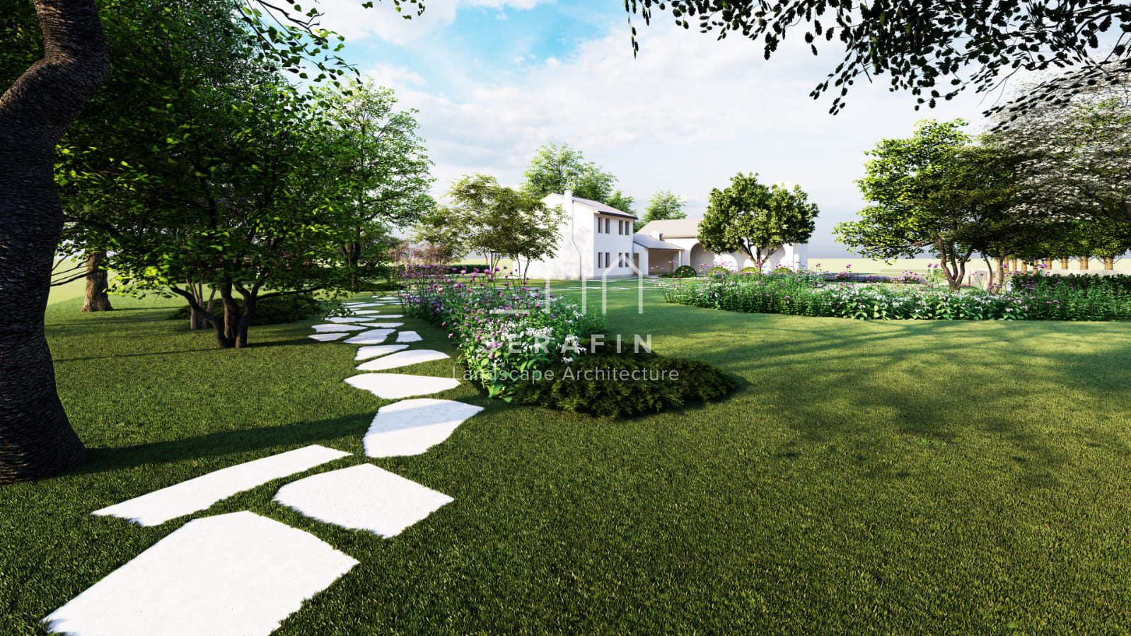 project image of a garden with rustic house in Conegliano - 2