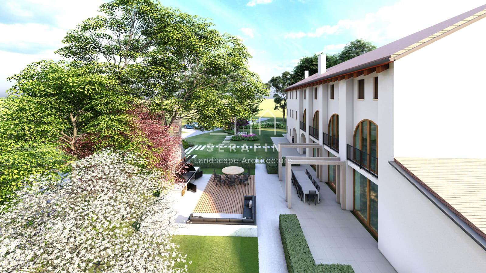project image of residential garden renovation in Treviso - 2