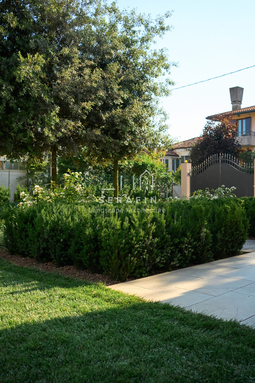 design and creation of a luxury garden in Mogliano Veneto