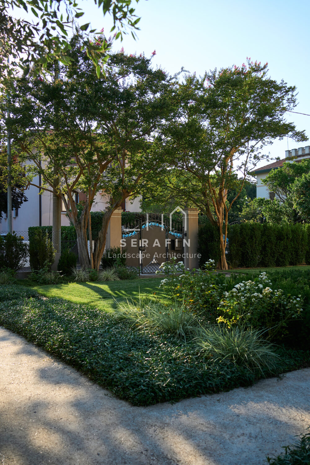 design and creation of a luxury garden in Mogliano Veneto