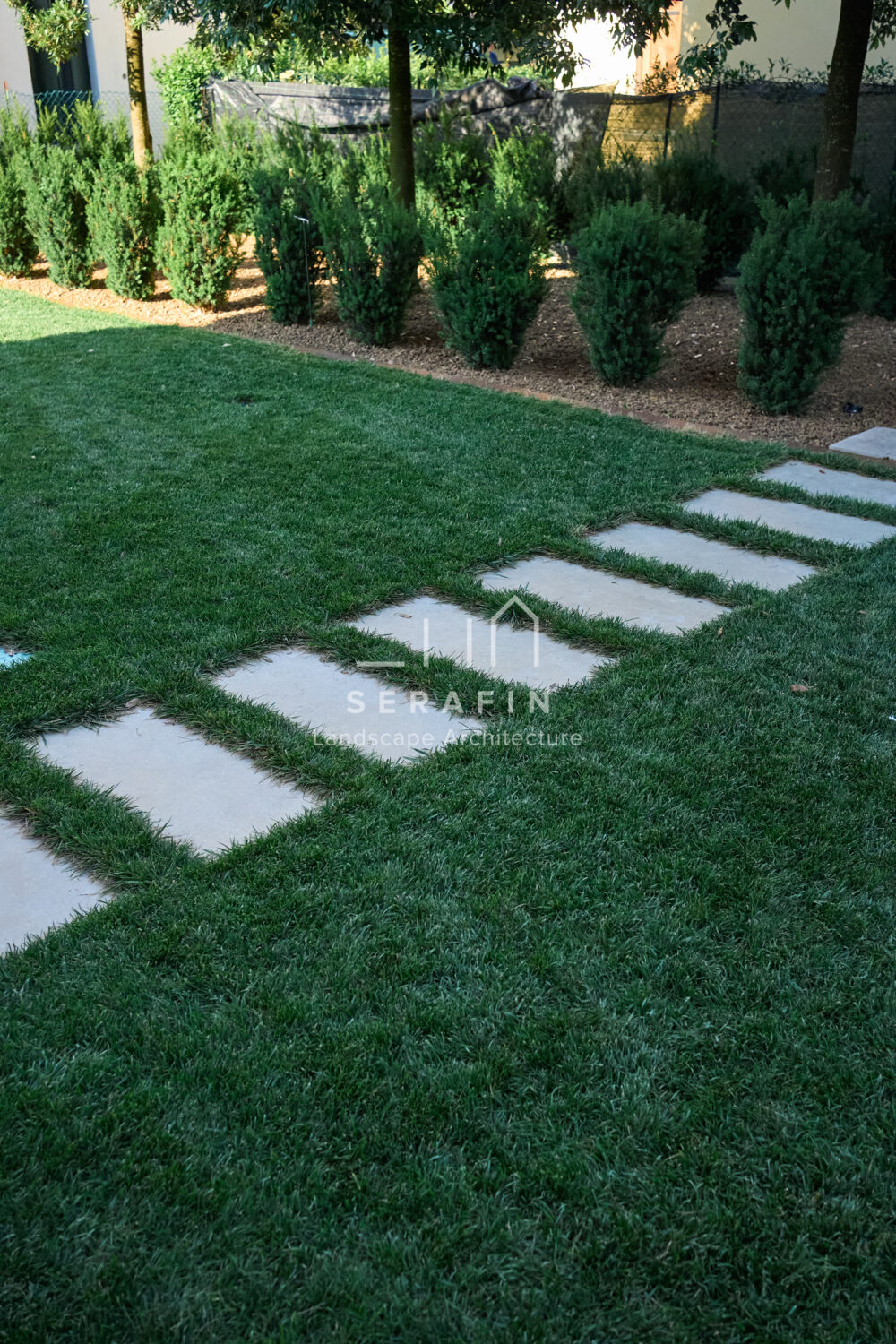 design and creation of a luxury garden in Mogliano Veneto