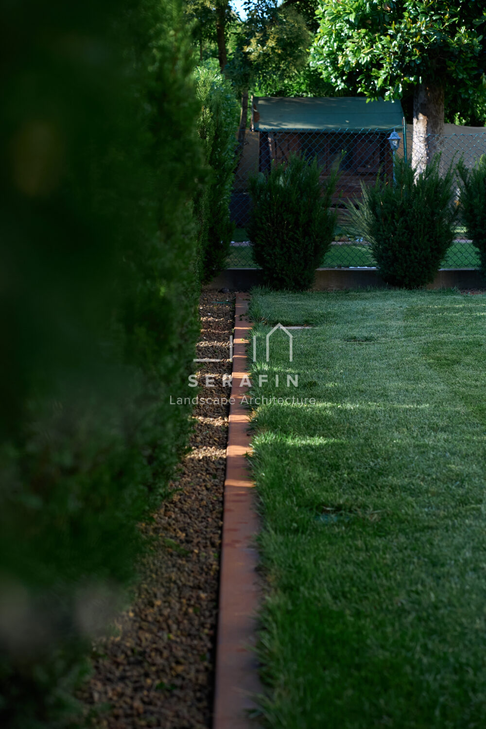 design and creation of a luxury garden in Mogliano Veneto