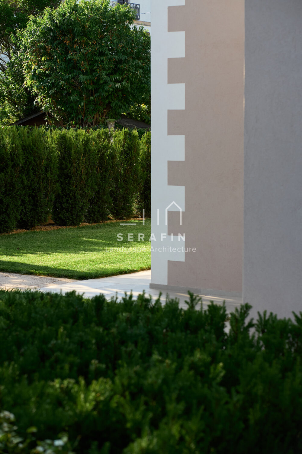 design and creation of a luxury garden in Mogliano Veneto