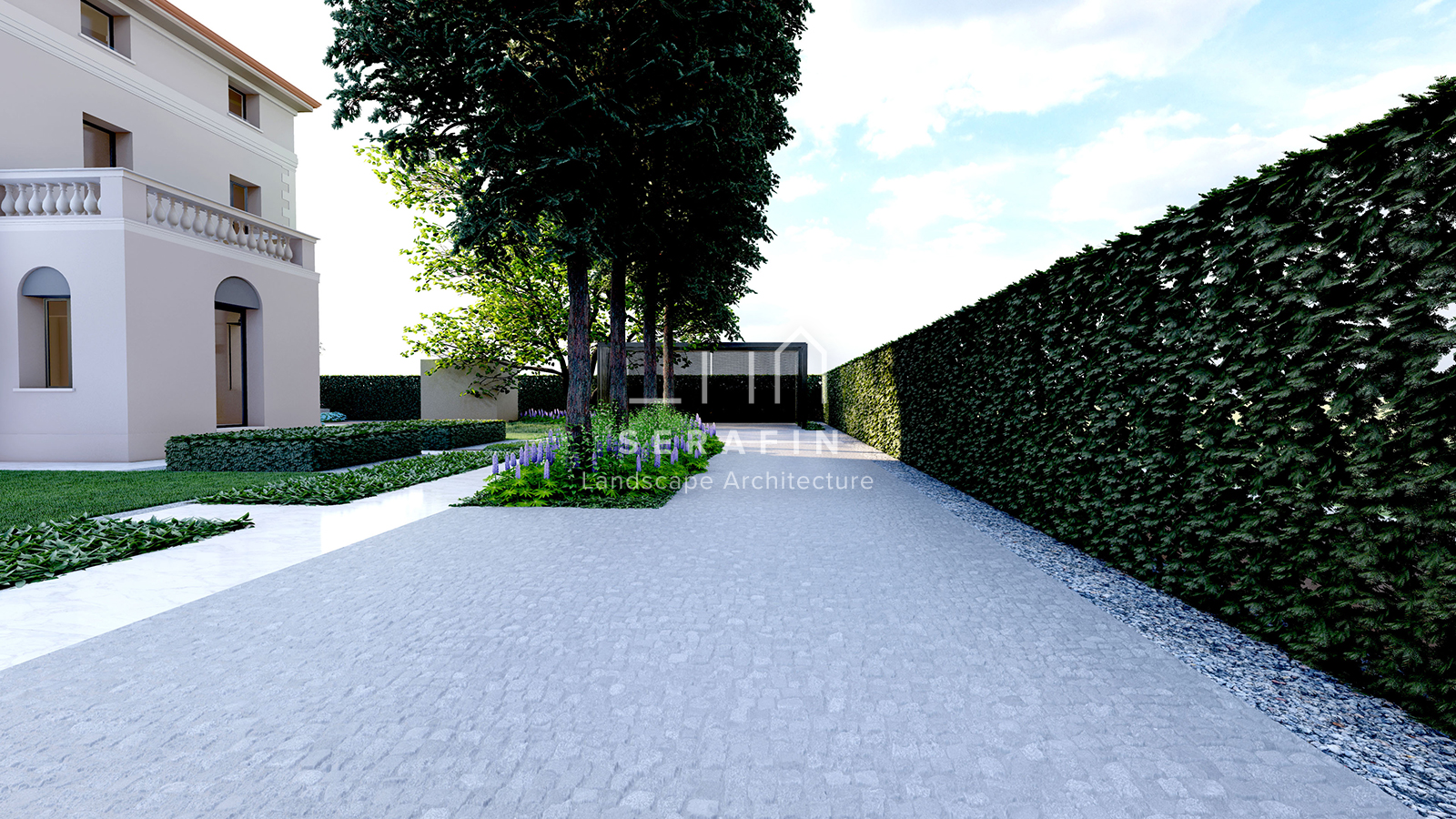 design and creation of a luxury garden in Mogliano Veneto - 3