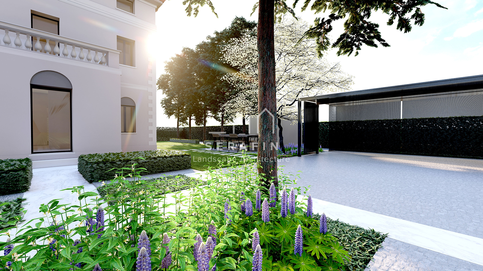 design and creation of a luxury garden in Mogliano Veneto - 9