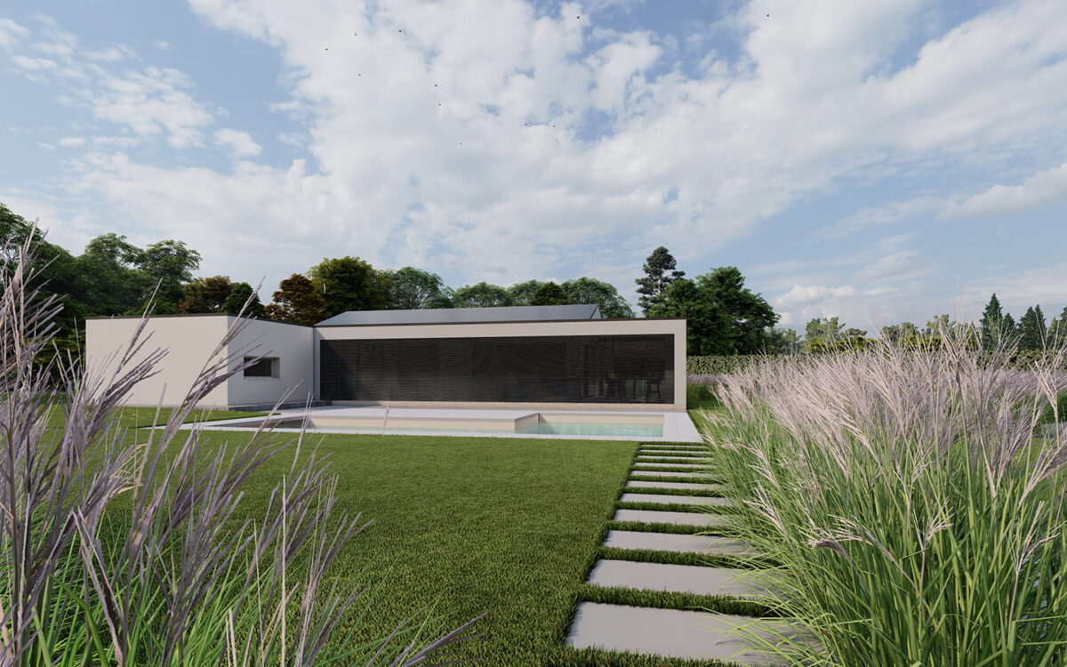 progettazione e realizzazione giardino di lusso ad Asolo
