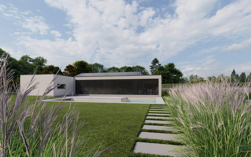 progettazione e realizzazione giardino di lusso ad Asolo