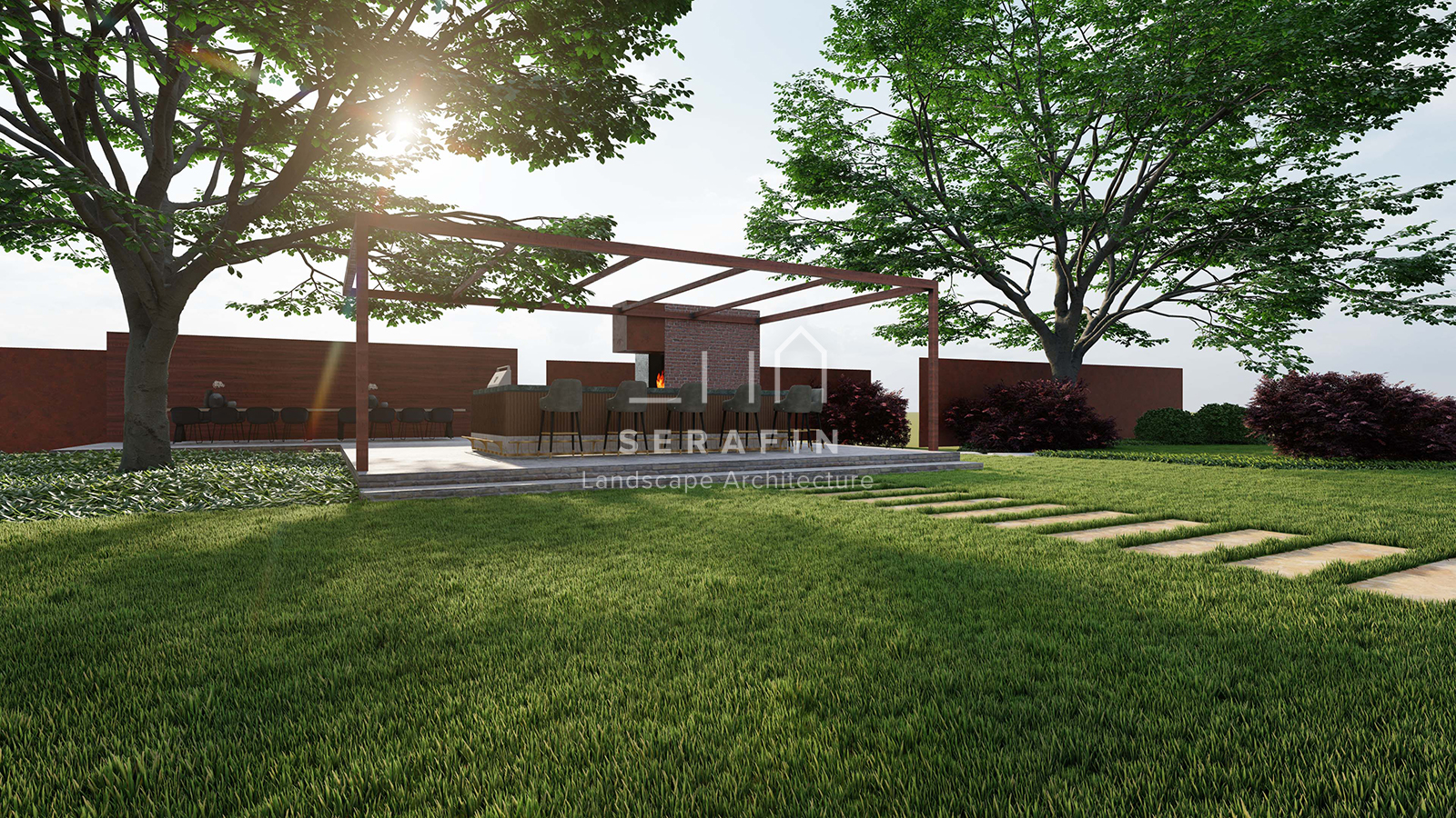 progettazione e realizzazione giardino di lusso a San Donà di Piave - 2
