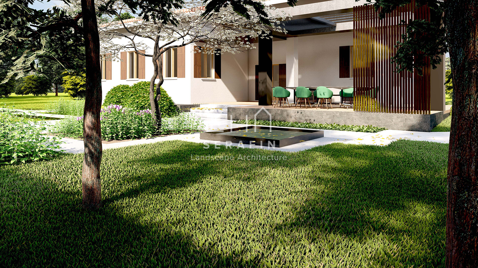 design and construction of luxury garden in San Biagio di Callalta - 1