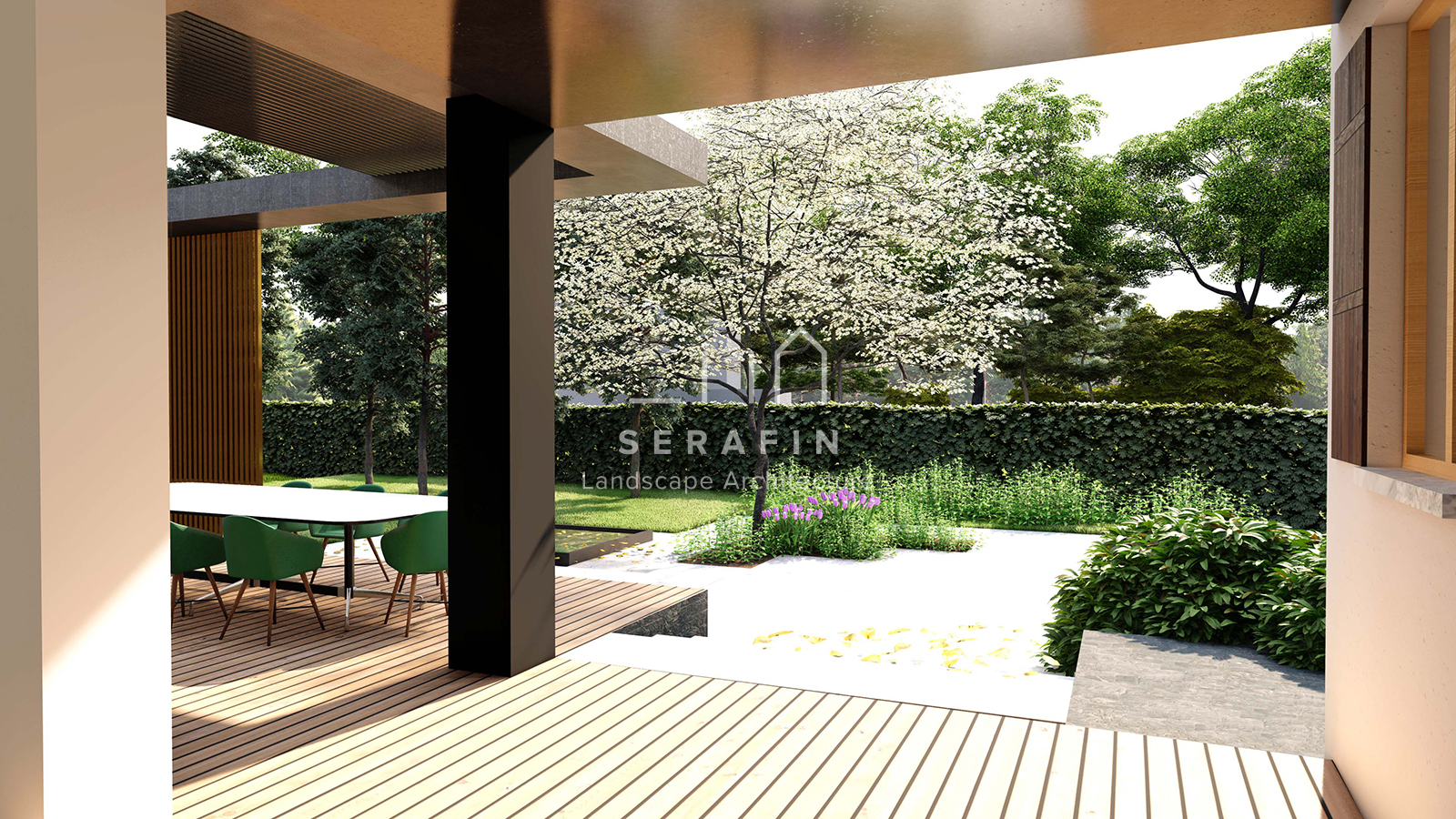 design and construction of luxury garden in San Biagio di Callalta - 5