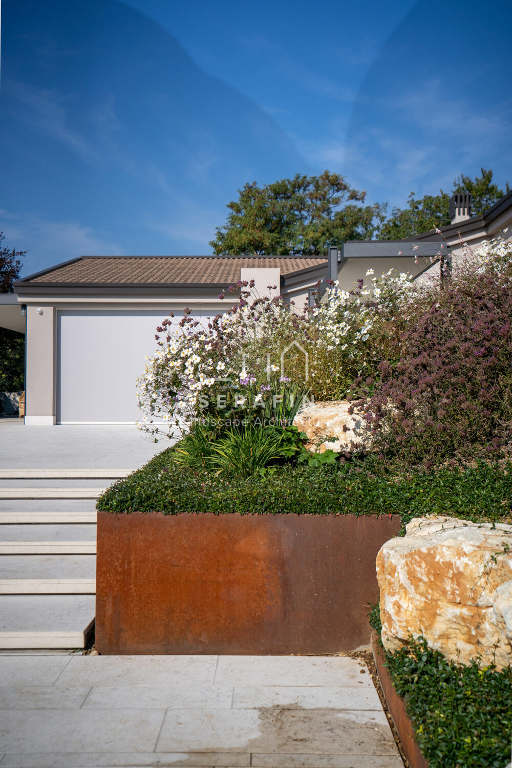 exclusive garden project in Trevignago of Verona - 3