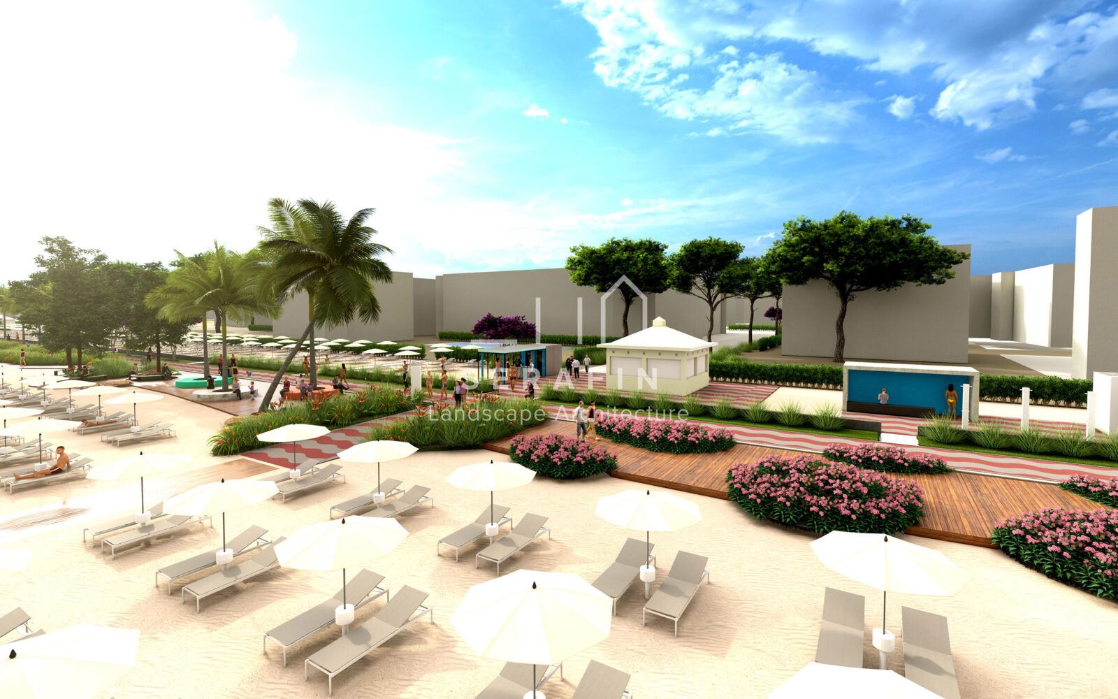 landscape project for the redevelopment of the Jesolo seafront