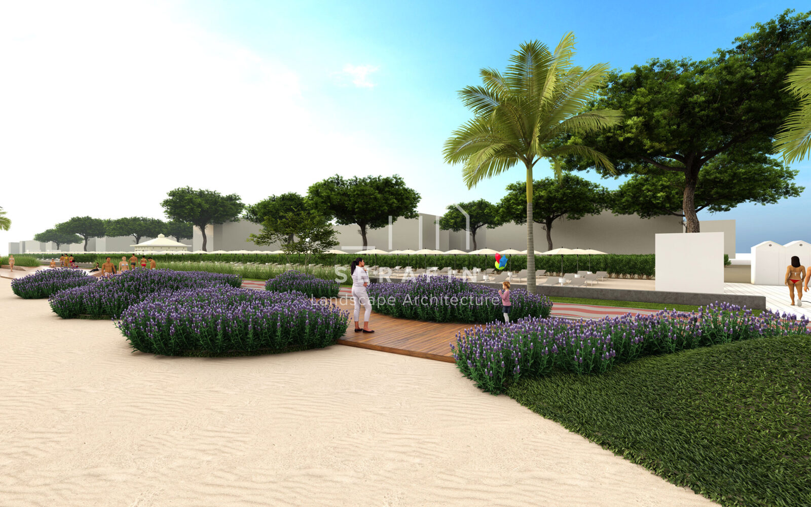 landscape project for the redevelopment of the Jesolo seafront