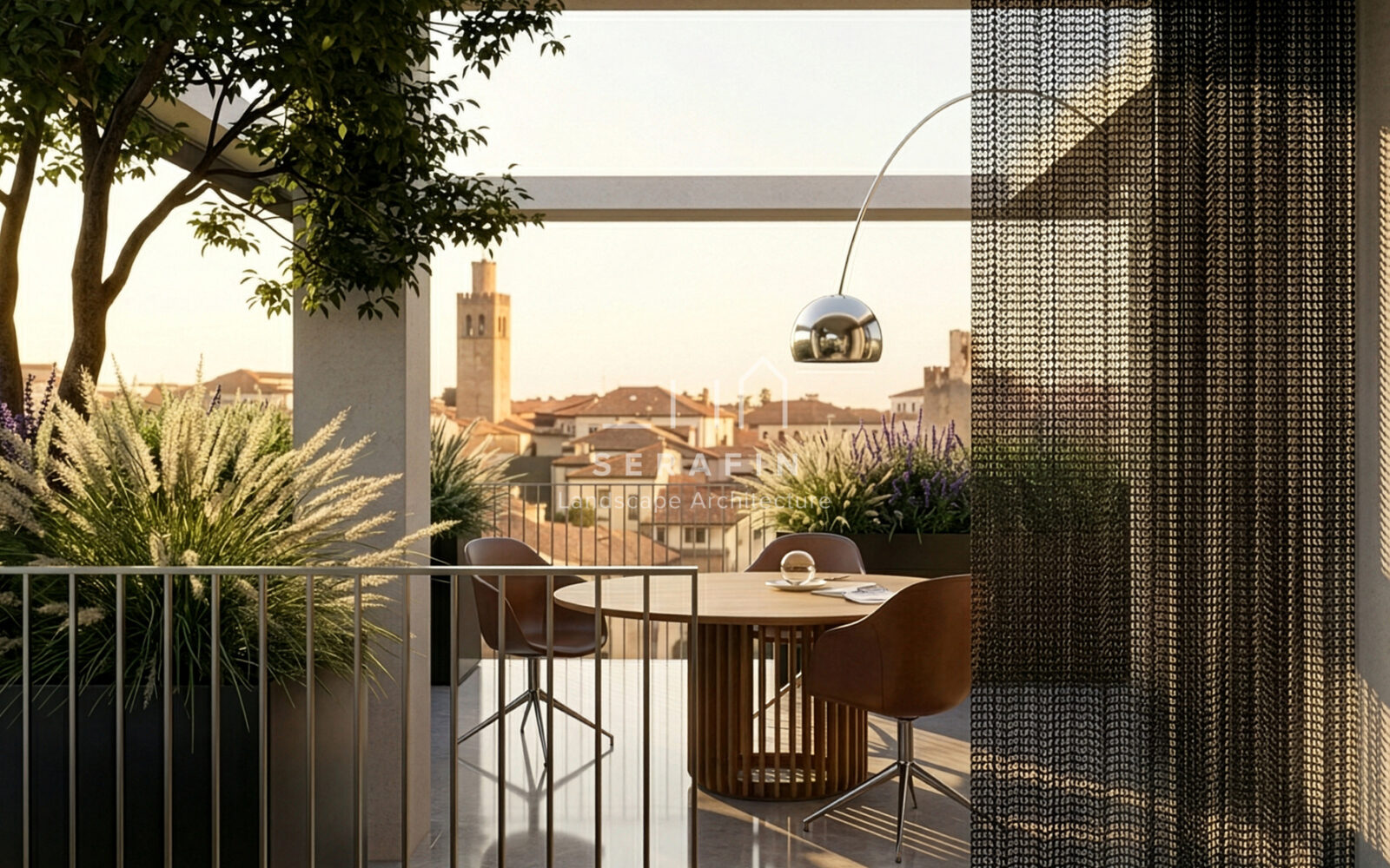 immagine progetto di terrazzi privati in un centro storico veneto