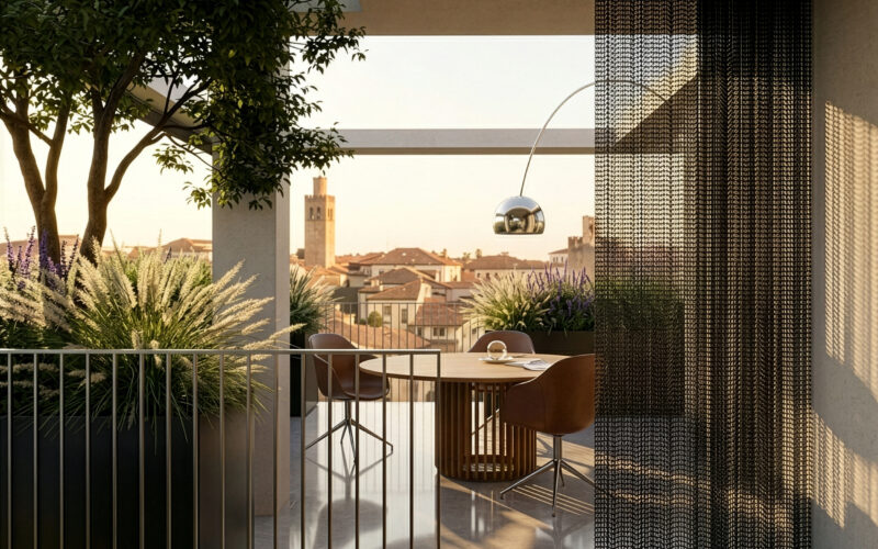 preview progetto di terrazzi privati in un centro storico veneto